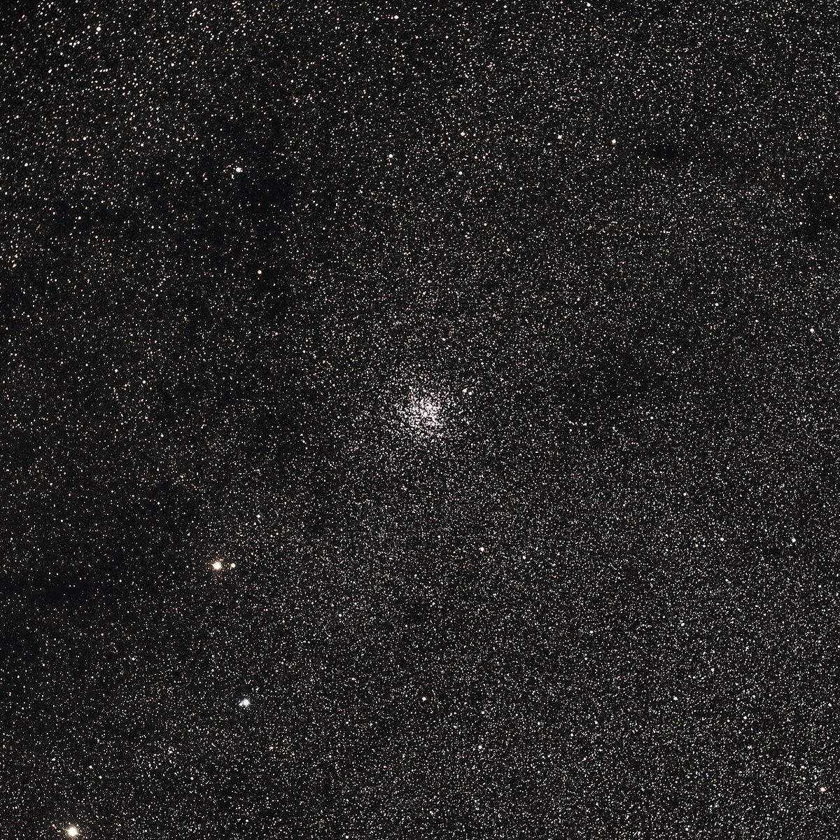 Photograph of Wild Duck Cluster (M11), an open cluster in Scutum