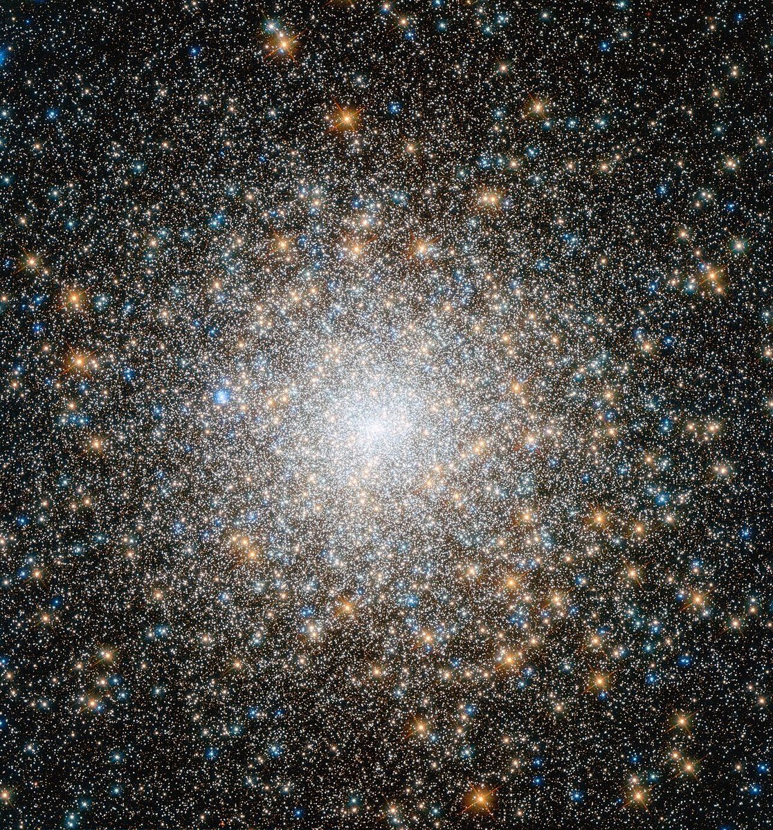 Photograph of Great Pegasus Cluster (M15), a globular cluster in Pegasus