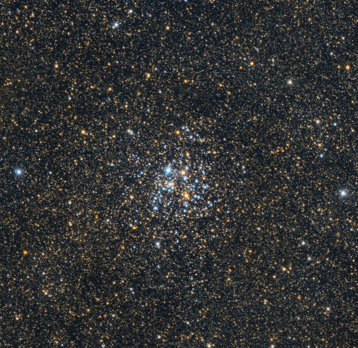 Photograph of M26, an open cluster in Scutum