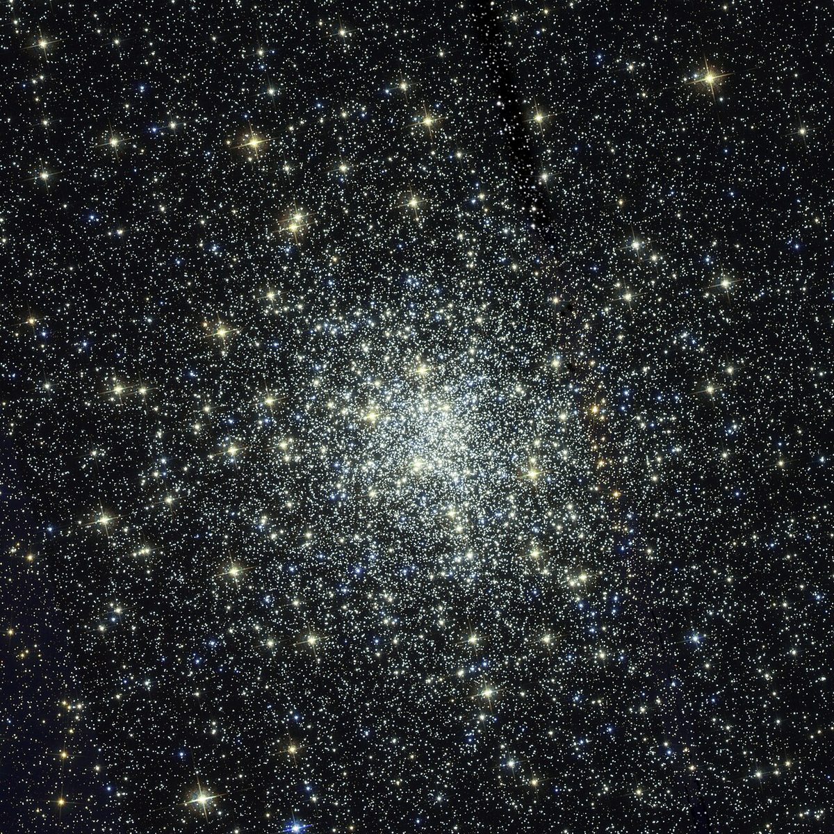 Photograph of M28, a globular cluster in Sagittarius