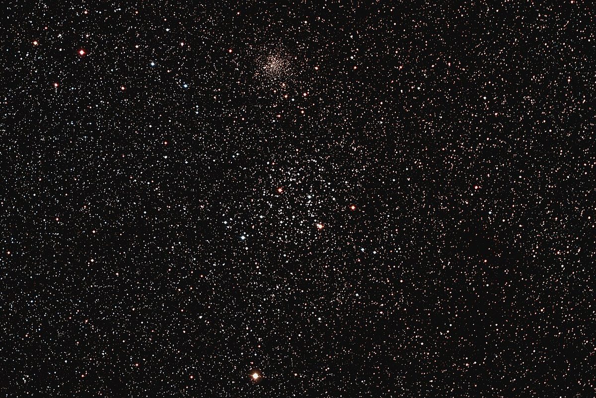 Photograph of M35, an open cluster in Gemini