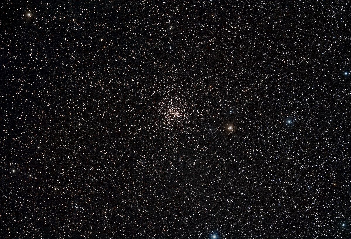Photograph of Salt-and-Pepper Cluster (M37), an open cluster in Auriga