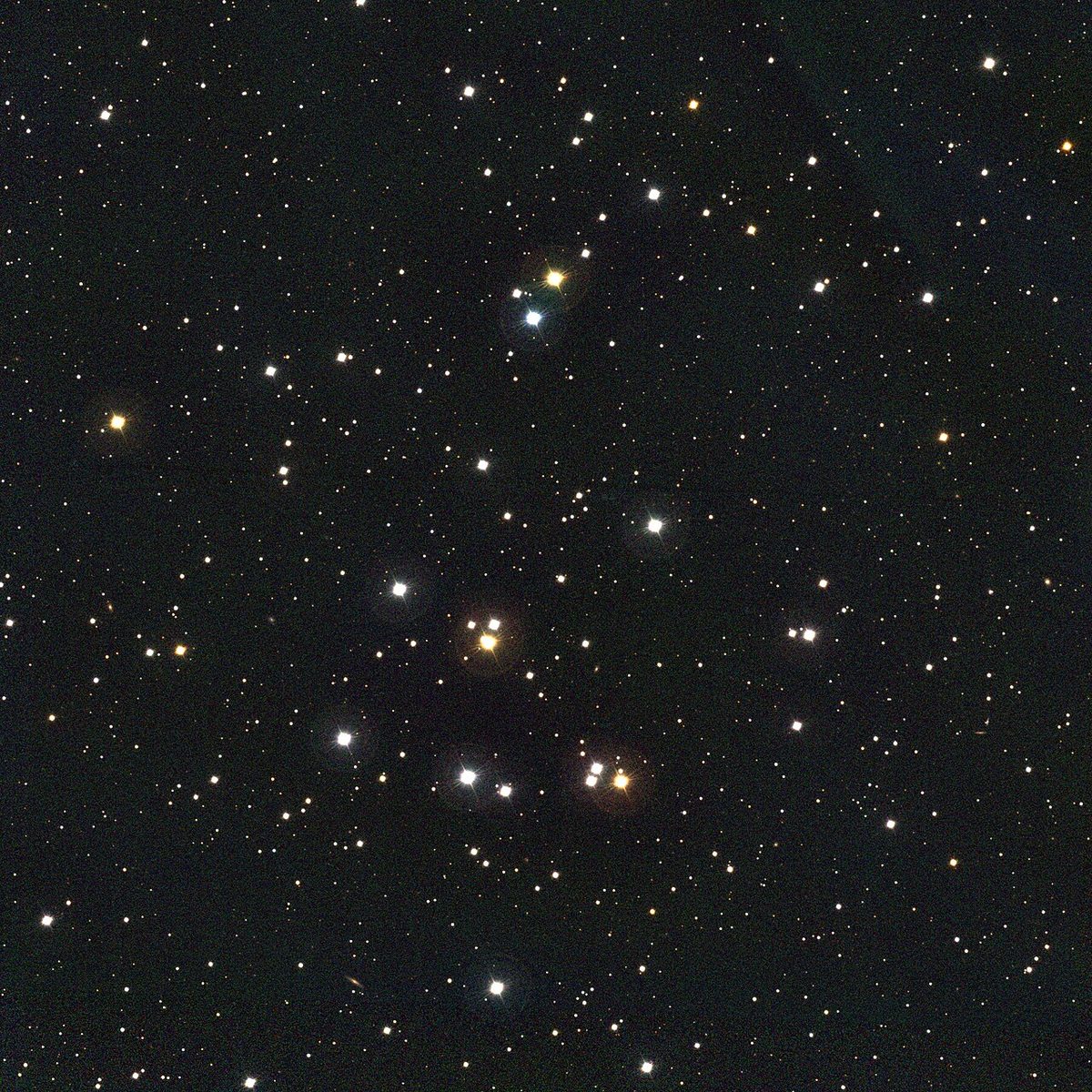 Photograph of Beehive Cluster (M44), an open cluster in Cancer