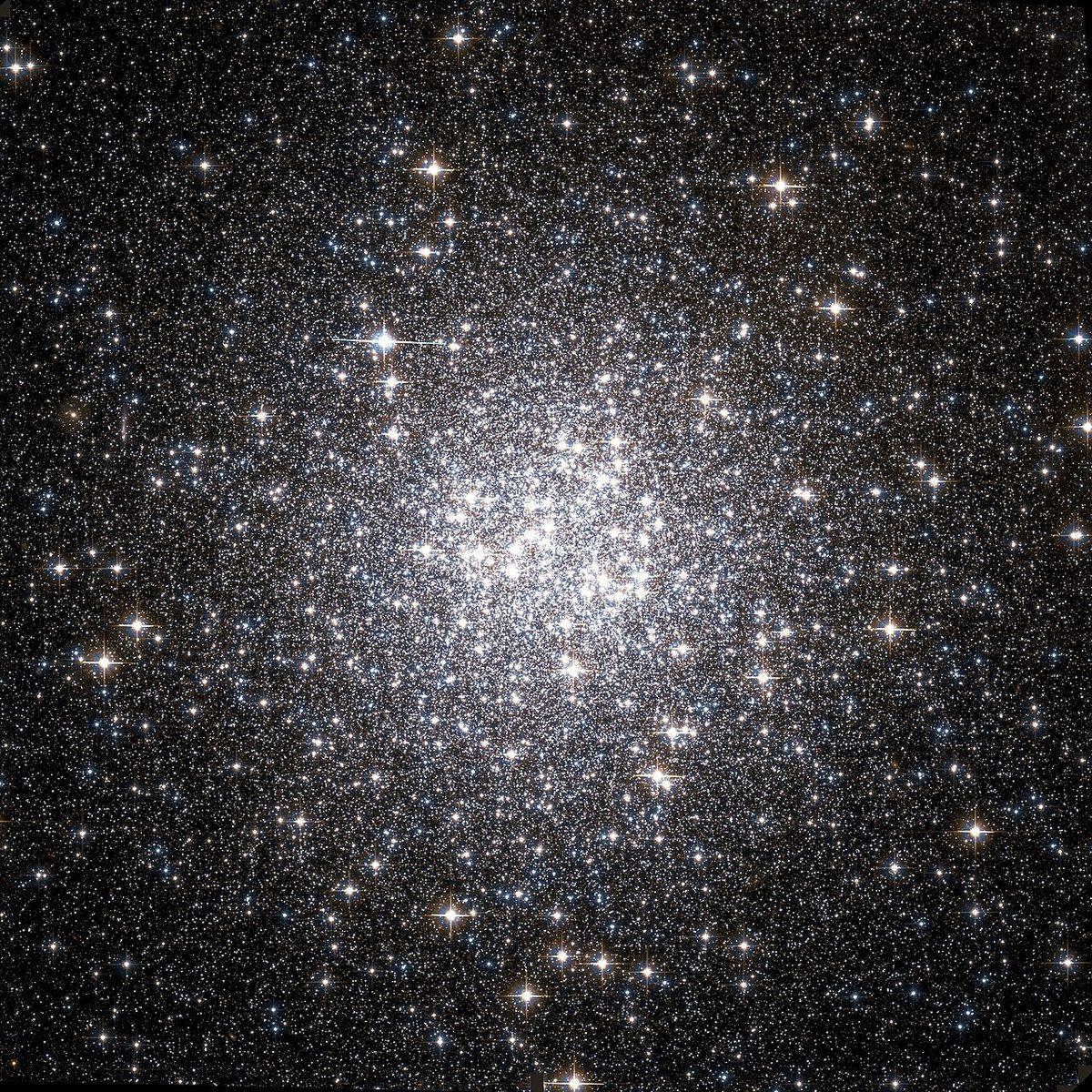 Photograph of M53, a globular cluster in Coma Berenices