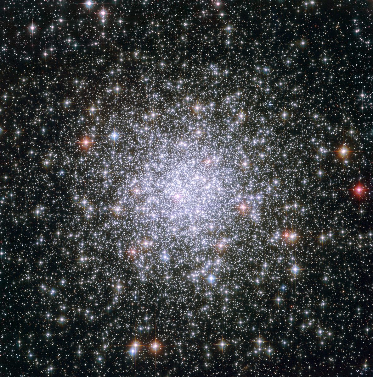 Photograph of M69, a globular cluster in Sagittarius