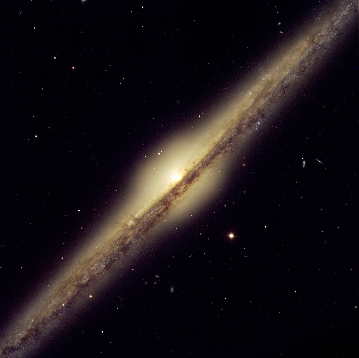 Photograph of Needle Galaxy (NGC 4565), a spiral galaxy in Coma Berenices